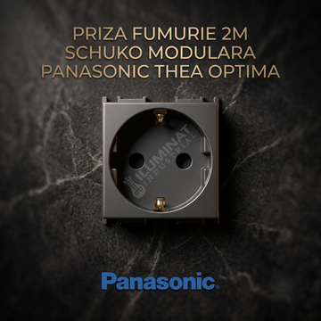 Priza Fumurie 2M SCHUKO Modulara Panasonic Thea Optima