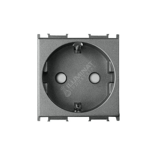 Priza Neagra 2M SCHUKO Modulara Panasonic Thea Optima
