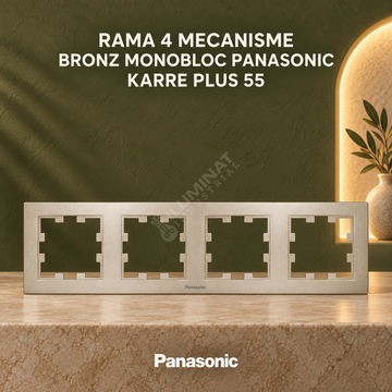 Rama 4 Mecanisme Bronz Monobloc Panasonic Karre Plus 55