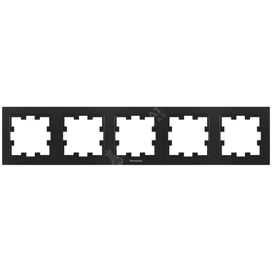 Rama 5 Mecanisme Neagra Monobloc Panasonic Karre Plus 55