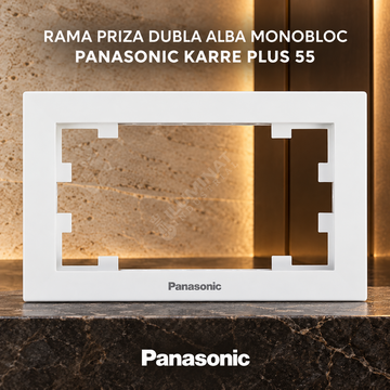 Rama Priza Dubla Alba Monobloc Panasonic Karre Plus 55