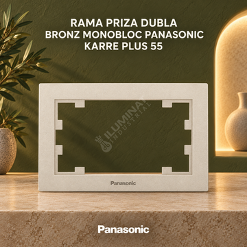 Rama Priza Dubla Bronz Monobloc Panasonic Karre Plus 55
