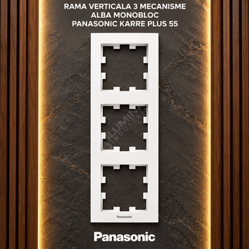 Rama Verticala 3 Mecanisme Alba Monobloc Panasonic Karre Plus 55