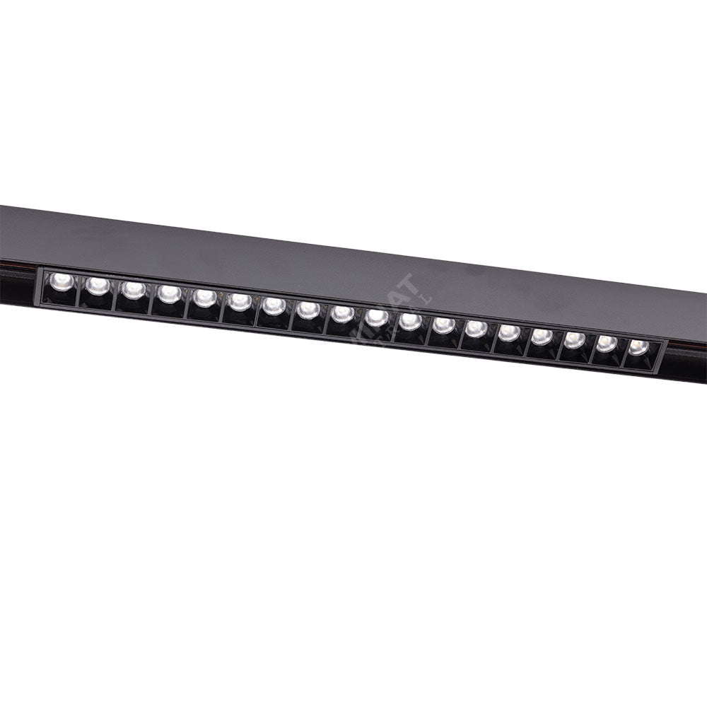 Spot Led 18W Magnetic Negru Liniar Track Light