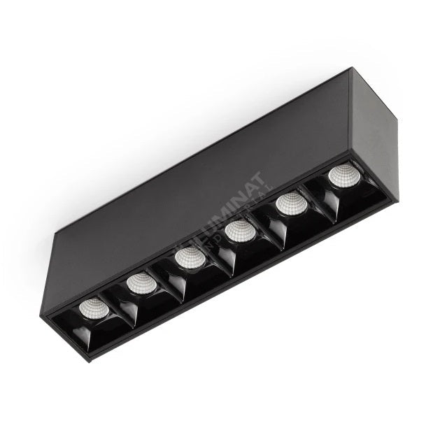 Spot Led 6W Magnetic Negru Liniar Track Light