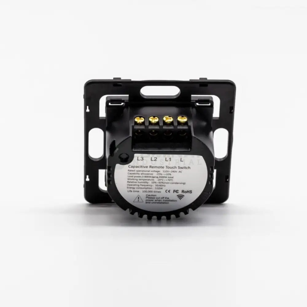 Intrerupator Triplu Wireless Cu Touch Din Sticla