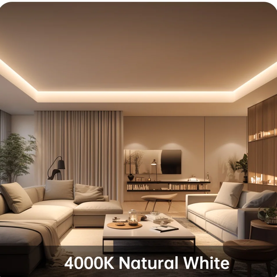 KIT Banda LED CCT cu Telecomanda 3 Tipuri de Lumina 5m 15W/m 24V Transformator 72W Calda/Neutra/Rece / INTERIOR LED