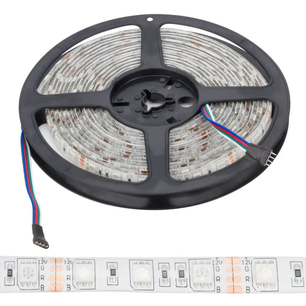 Kit Banda Led Rgb 12V Ip21 Interior 5 Metri Telecomanda 44 Taste Strips