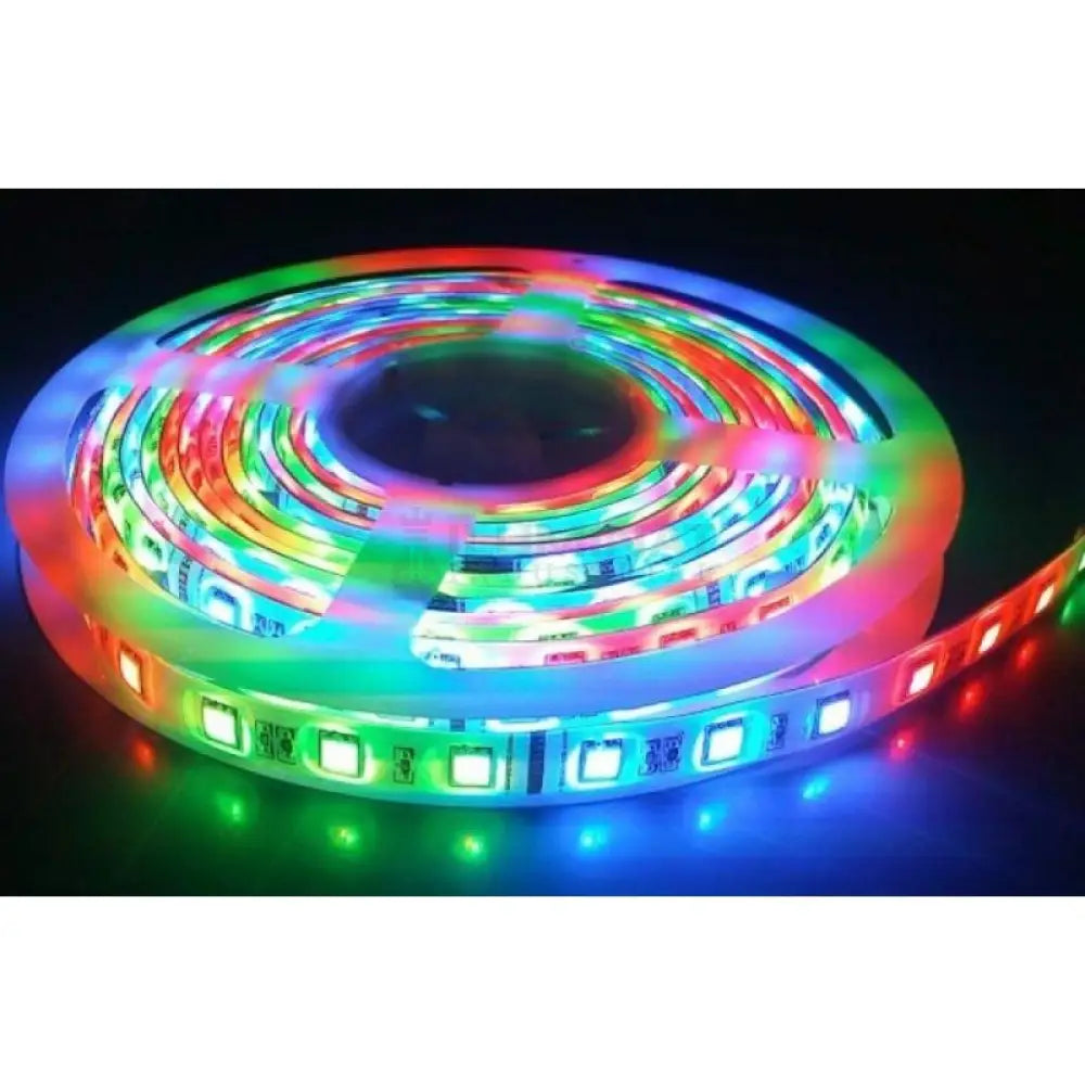 Kit Banda Led Rgb 12V Smart Ip65 5 Metri Alexa & Google Assistant Strips