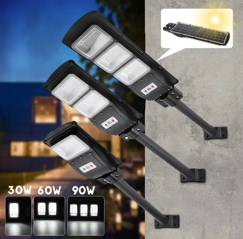 Lampa Led 30W Solara Slim Senzor Miscare + Telecomanda Solar Lamp