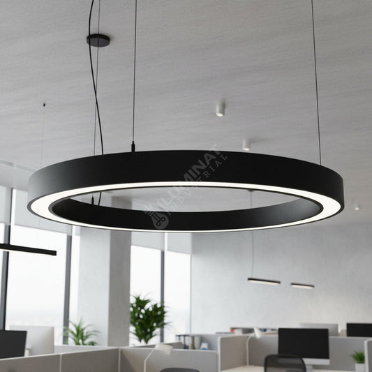 Lustra LED NeoRing Black 144W CCT