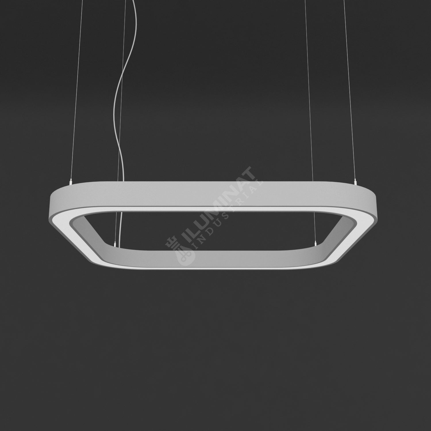 Lustra LED QuadraLine Gri 139W CCT