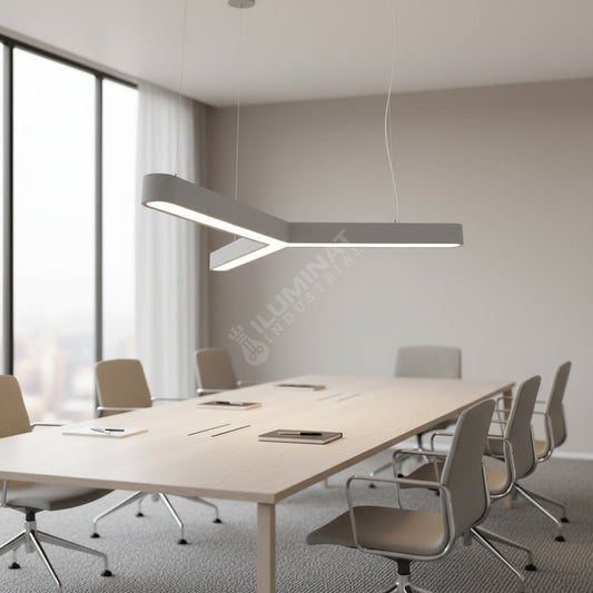 Lustra LED TriCore Slim Gri Mat 100W CCT