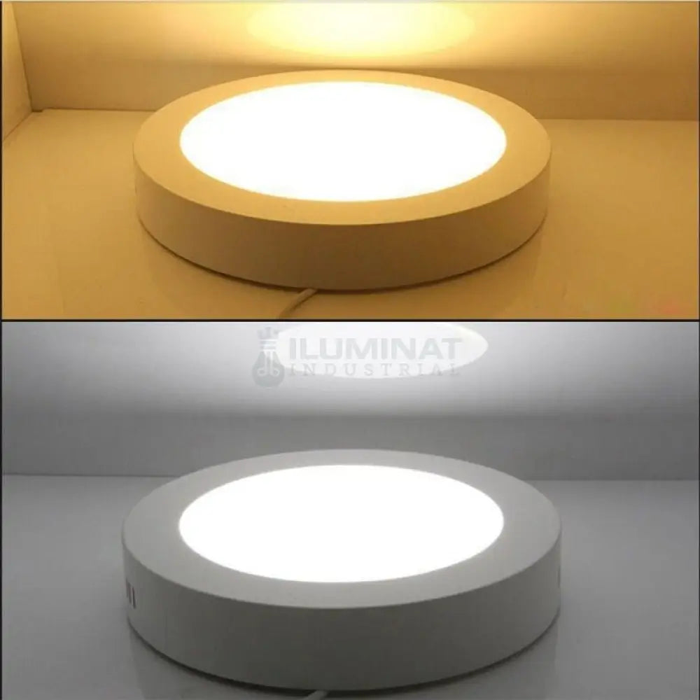 Panou Led 24W Rotund 28Cm Alb Aplicat Ceiling Light