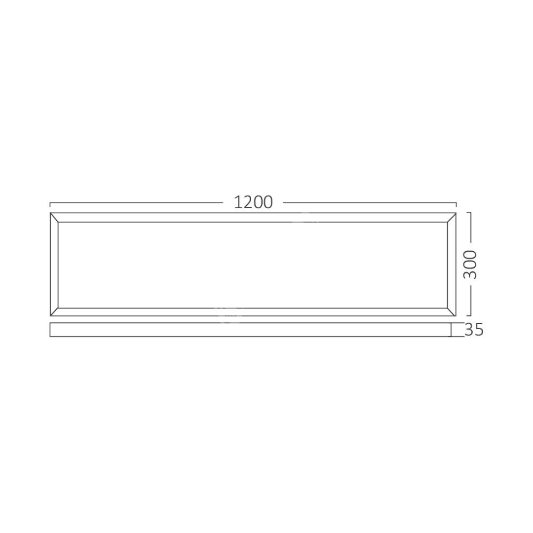Panou LED 300x1200 5200lm CCT IP40 Premium