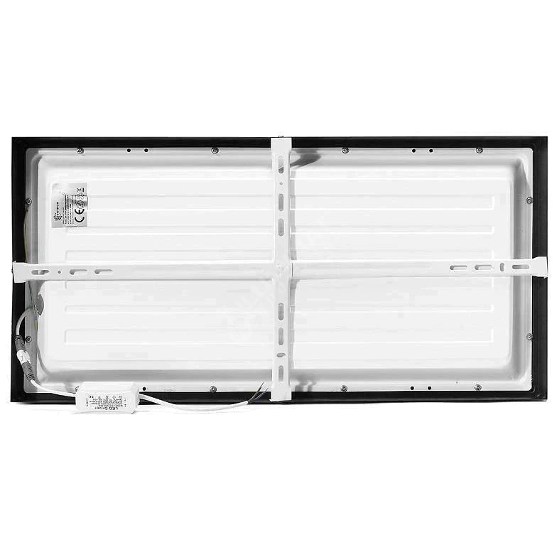Panou LED 36W 60x30cm Negru Aplicat