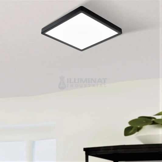 Panou LED 48W 60x60cm Negru Aplicat