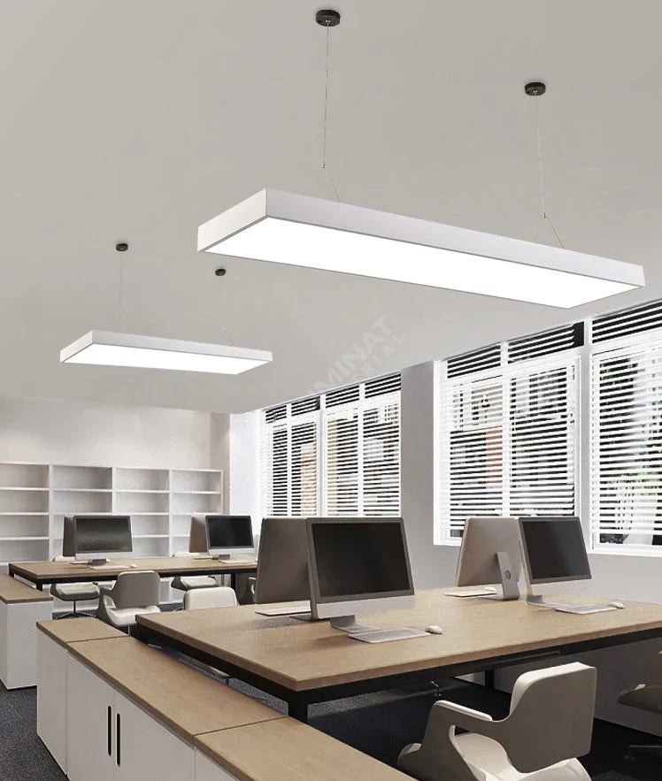 Panou LED 72W 117.5 x 28cm Alb Aplicat/Suspendat Echivalent 400W
