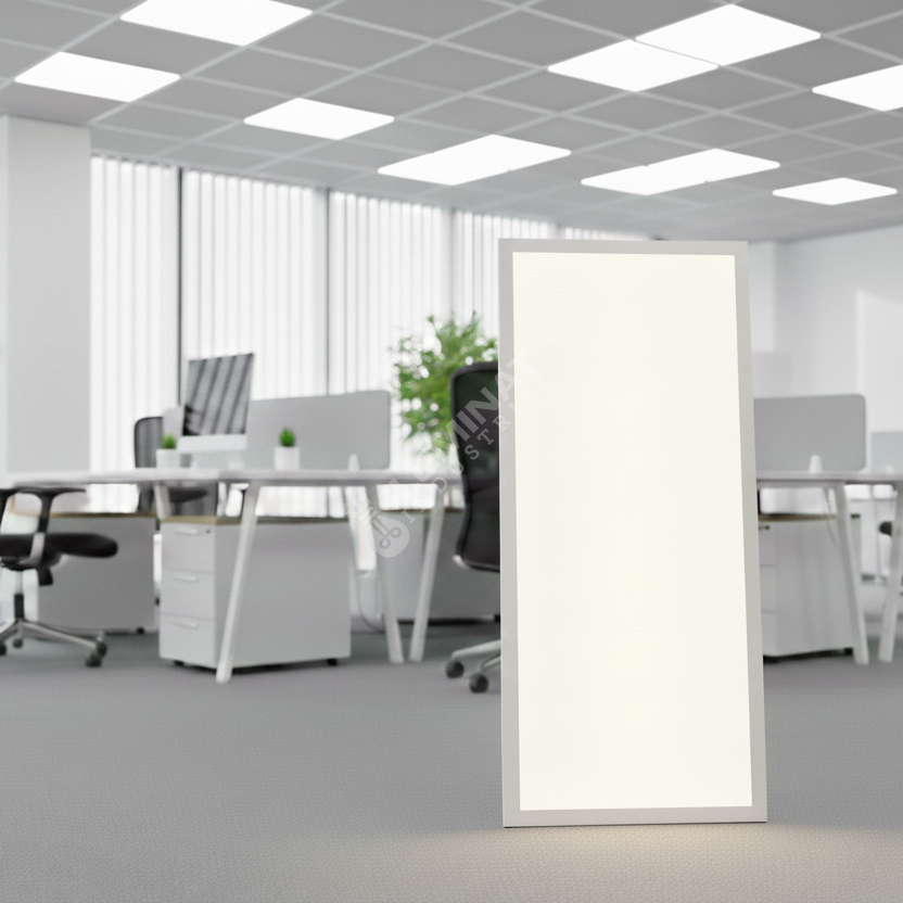 Panou LED Slim Incastrabil 2880lm 120x30cm Alb