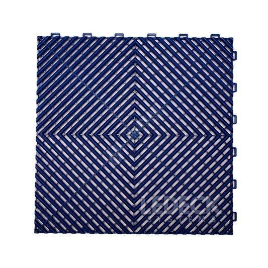 Pardoseala Modulara Albastra Din Polipropilena Rezistenta la 8 Tone 40x40CM