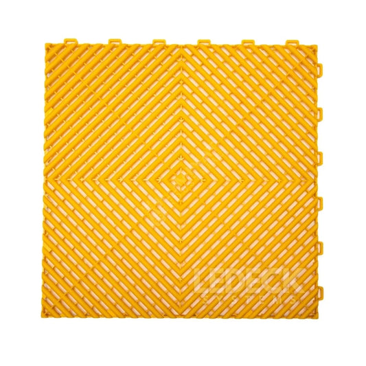 Pardoseala Modulara Galbena Din Polipropilena Rezistenta la 8 Tone 40x40CM