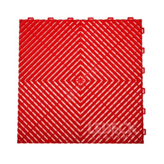 Pardoseala Modulara Rosie Din Polipropilena Rezistenta la 8 Tone 40x40CM