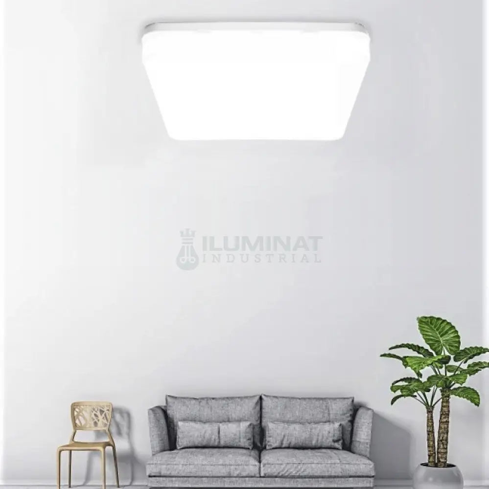 Plafoniera Led 12W Patrata Echivalent 75W C051 Led Ceiling Light