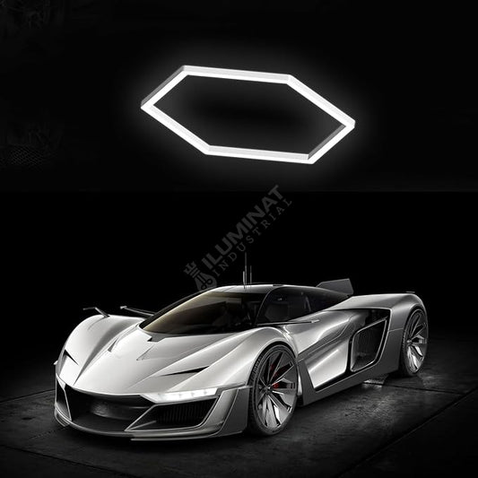 Plafoniera LED Tip Hexagon 83x98CM 60W Echivalent 500W