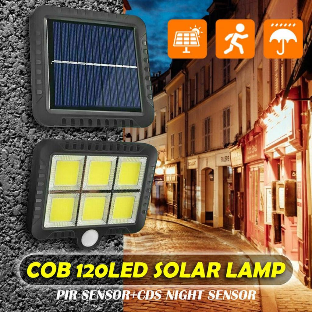 Proiector Led Cob Cu Panou Solar Si Senzor Miscare Solar Flood Light