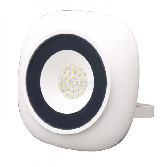 Proiector LED 20W IRIS Rotund Alb