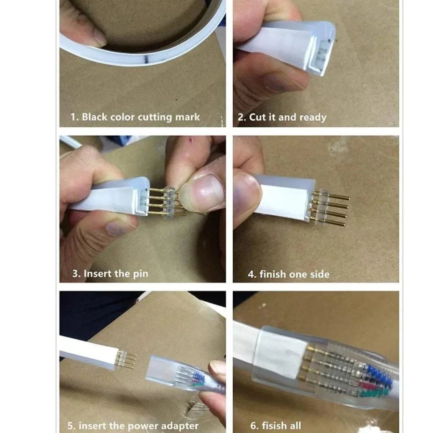 Kit Complet - Neon Flex Led Rgb 220V Strips