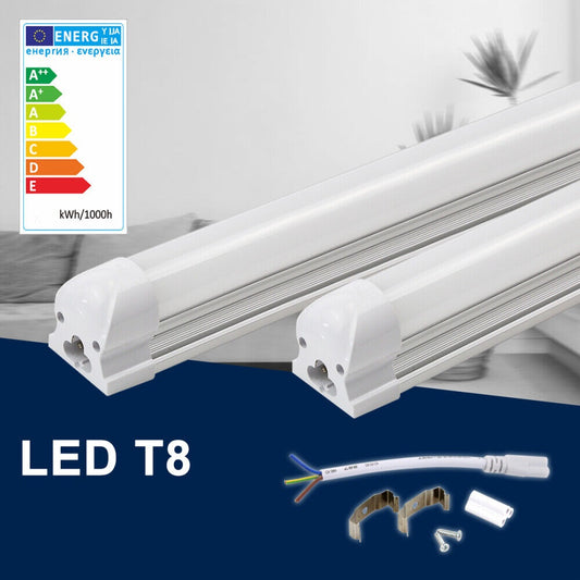 Tub LED T8 Mat Suport Inclus 60cm 8W Interconectabil