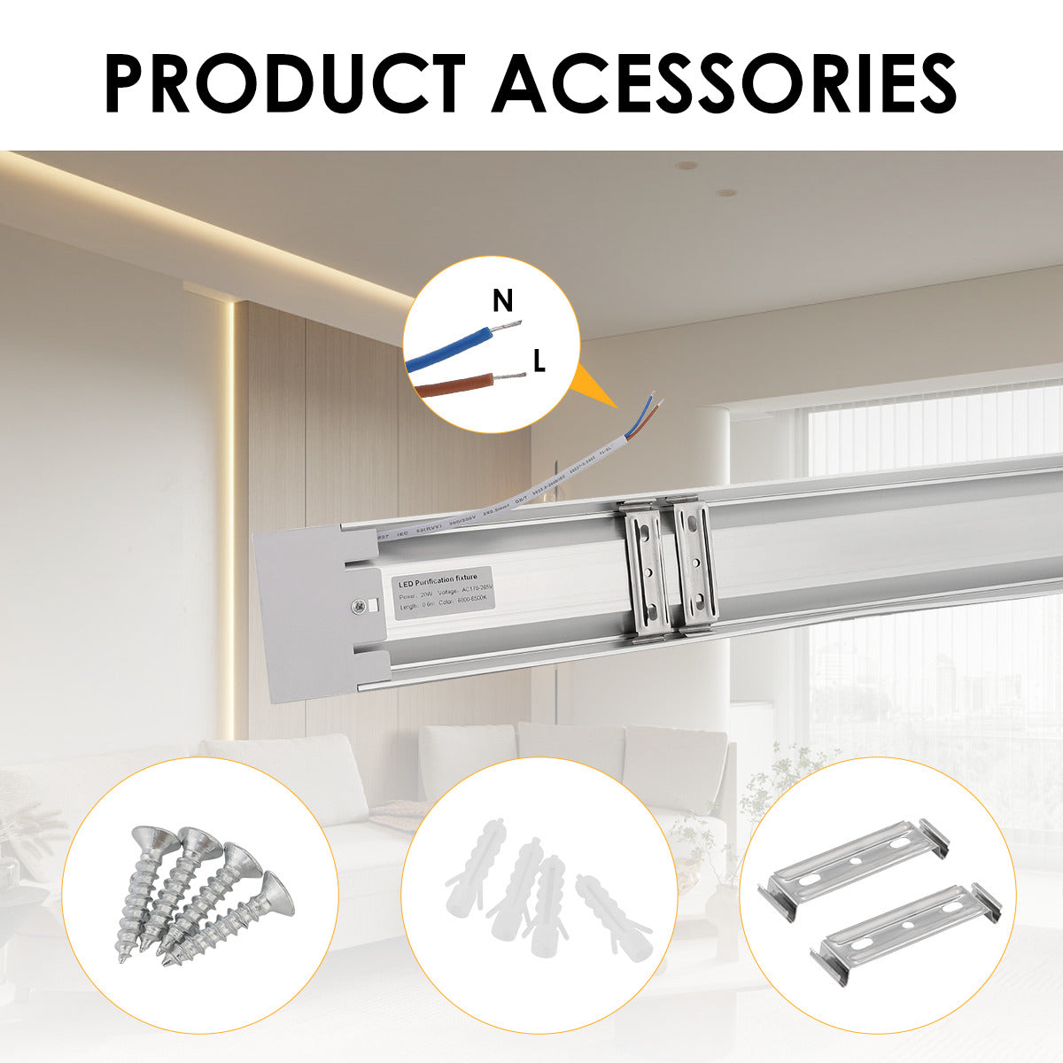 Corp Iluminat Led Liniar 36W Fida 120Cm Echivalent 250W Liniar Light