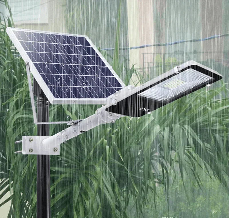 Lampa Led 300W Smd Iluminat Stradal Solara Cu Brat Inclus Telecomanda Solar Lamp