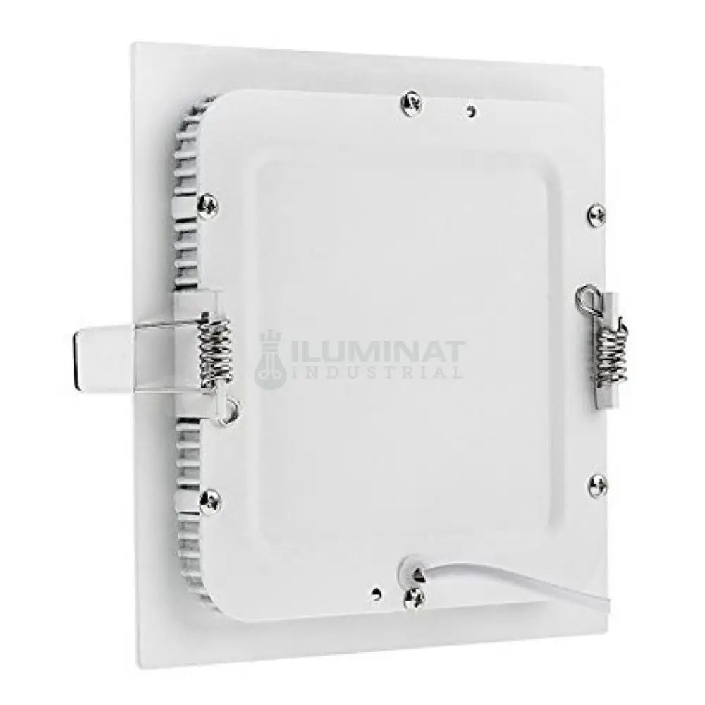 Spot Led 12W Slim Patrat Alb / 163X163Mm Incastrabil Spot Light