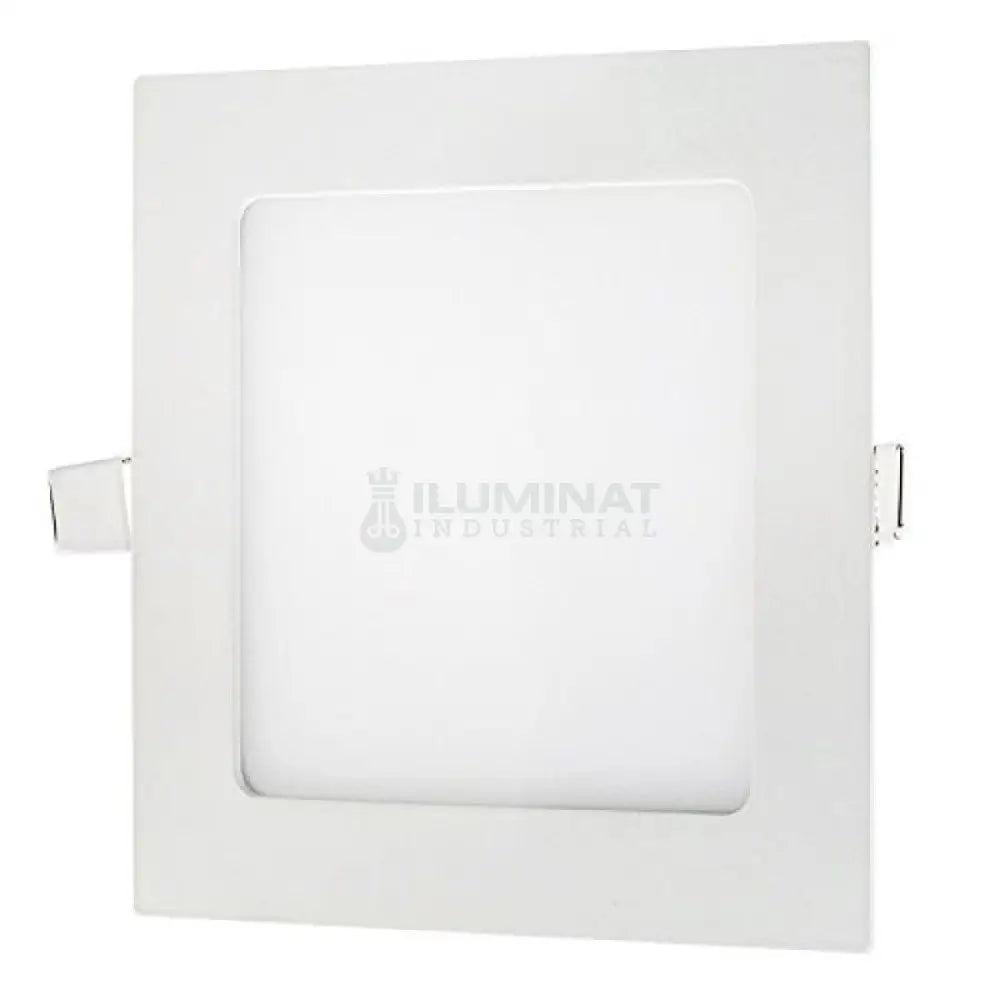 Spot Led 12W Slim Patrat Alb / 163X163Mm Incastrabil Spot Light