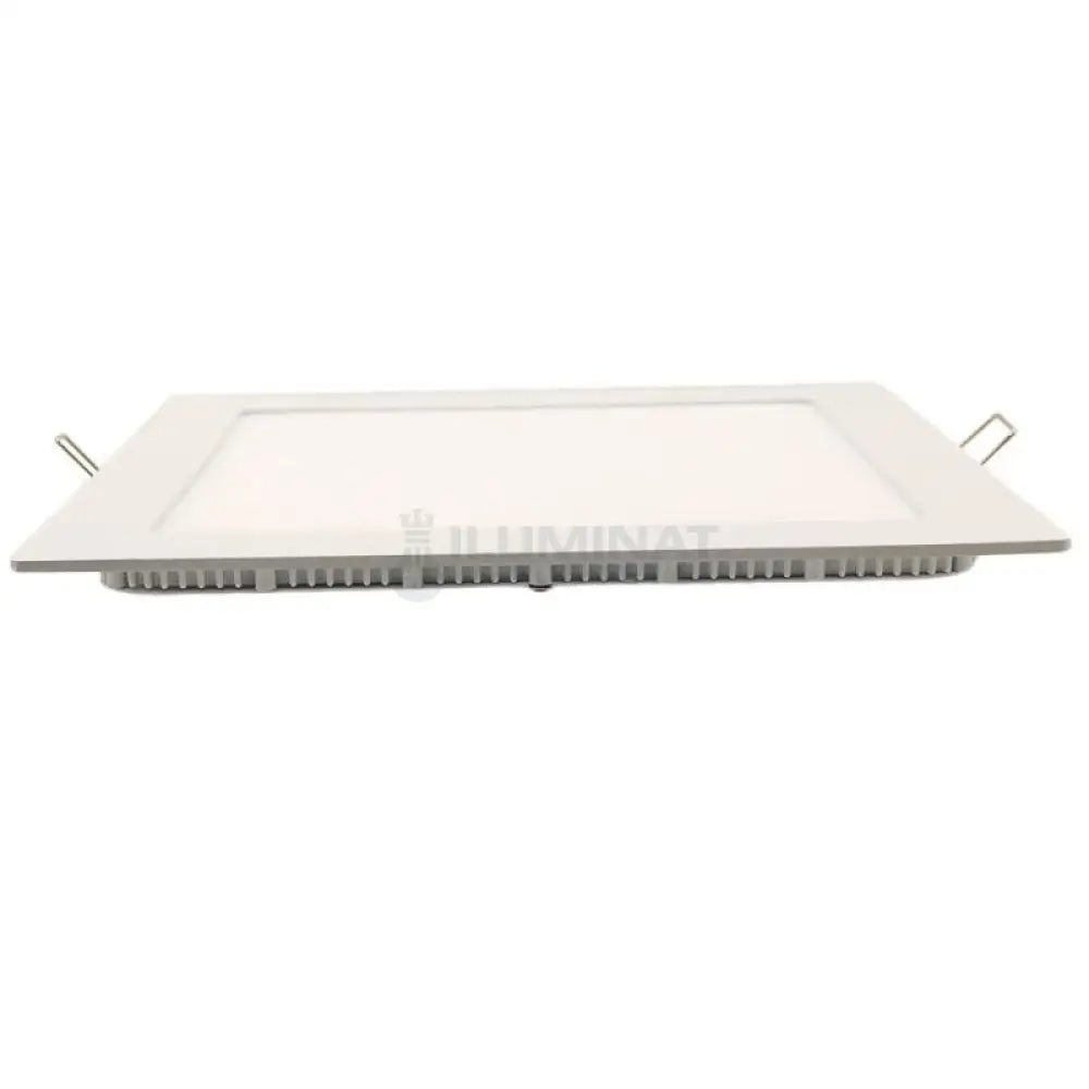 Spot Led 12W Slim Patrat Alb / 163X163Mm Incastrabil Spot Light