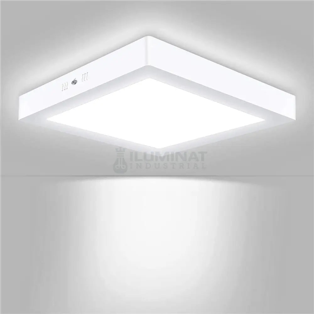 Spot Led 18W Patrat Alb / 205X205Mm Aplicat Led Spot Light