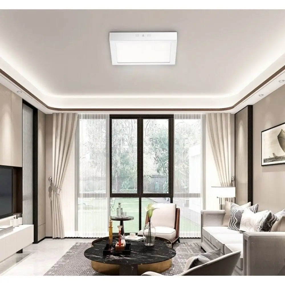 Spot Led 24W Patrat Alb / 280X280Mm Aplicat Ceiling Light