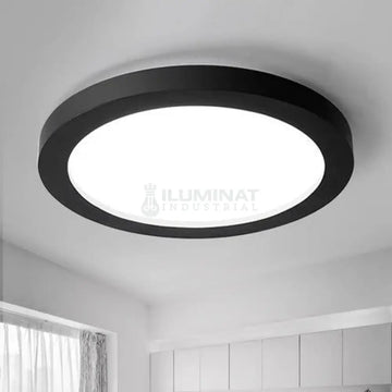 Spot Led 28W Rotund Negru / ⌀287Mm Aplicat Ceiling Light