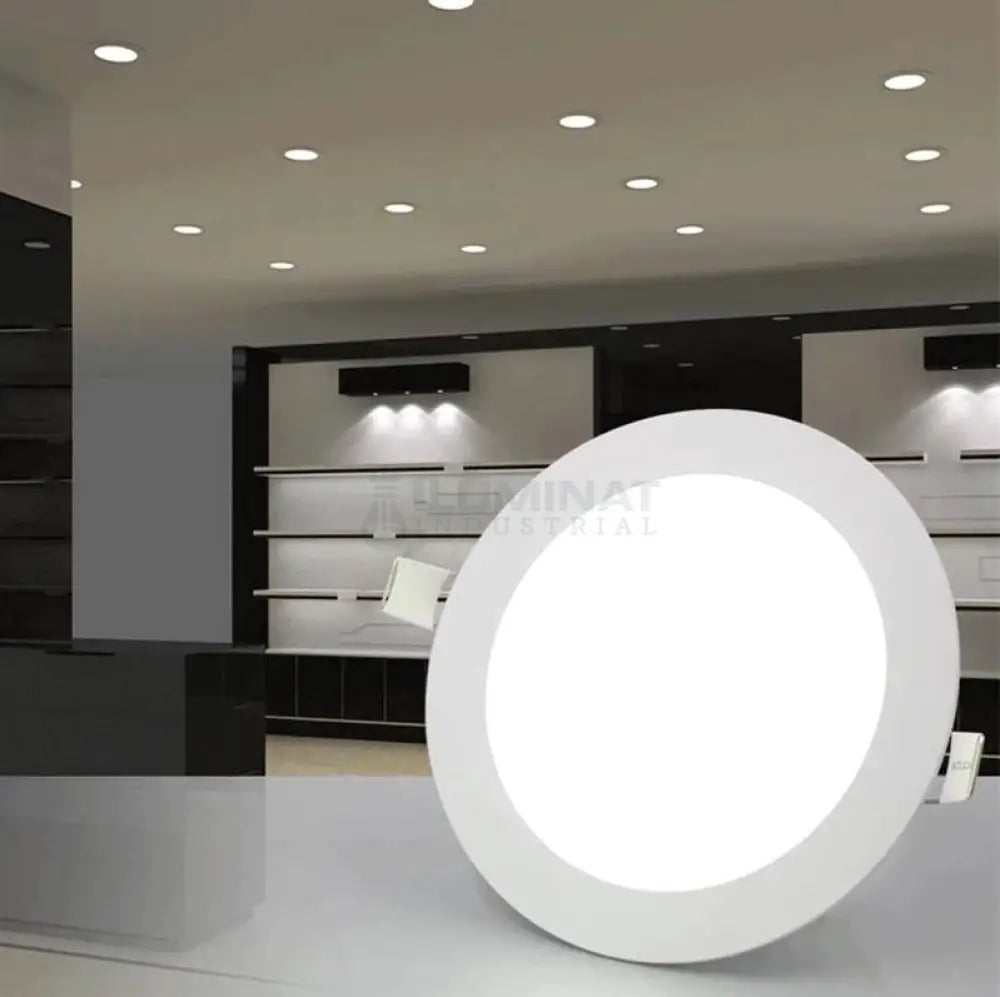 Spot Led 3W Slim Rotund Alb / ⌀83Mm Incastrabil Led Spot Light