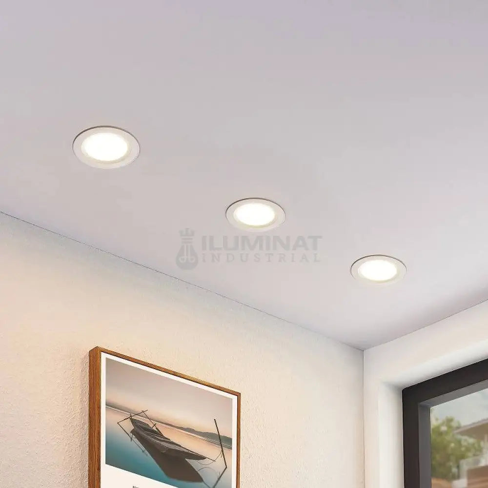 Spot Led 3W Slim Rotund Alb / ⌀83Mm Incastrabil Led Spot Light
