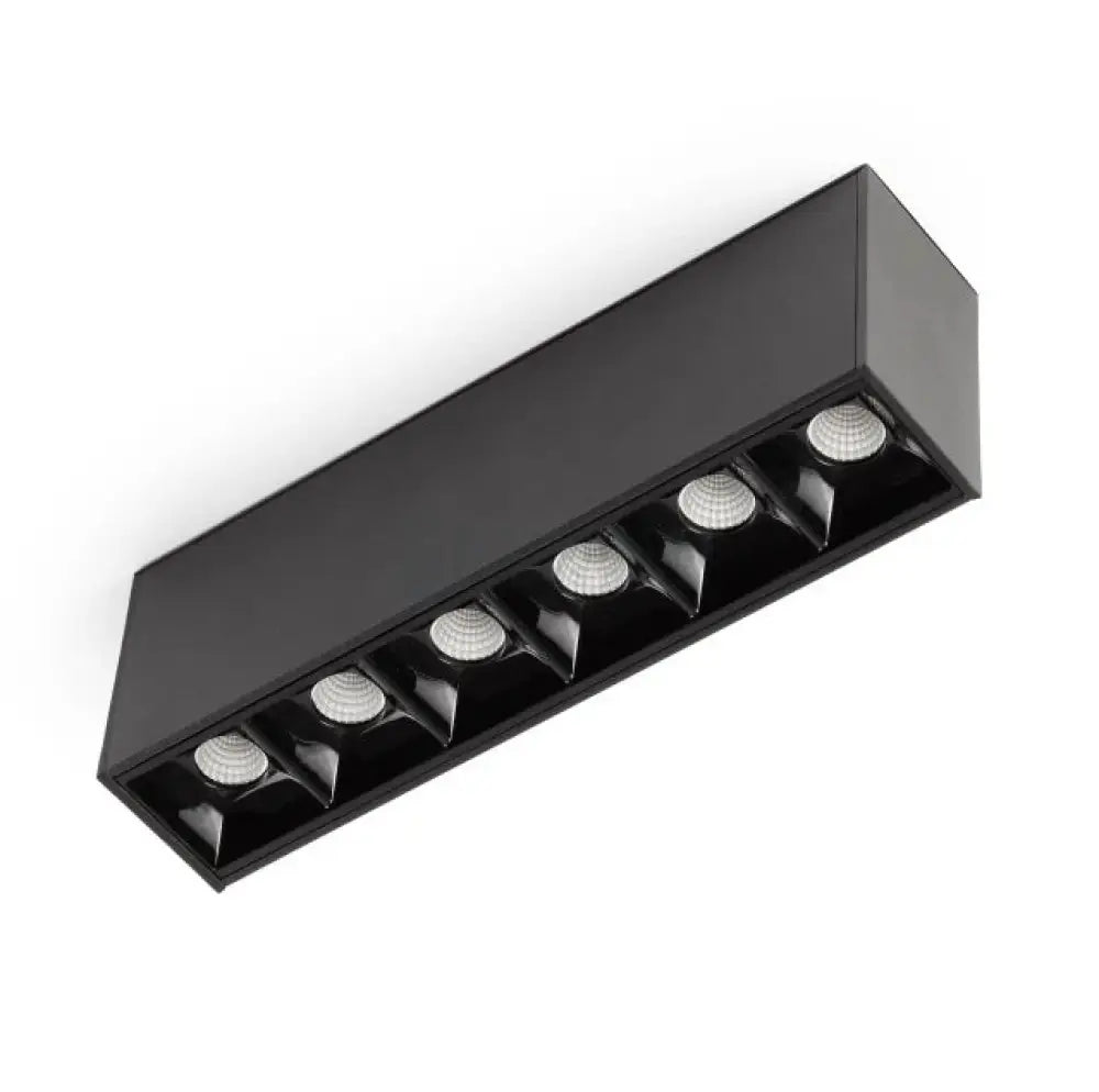 Spot Led 6W Magnetic Negru Liniar Track Light