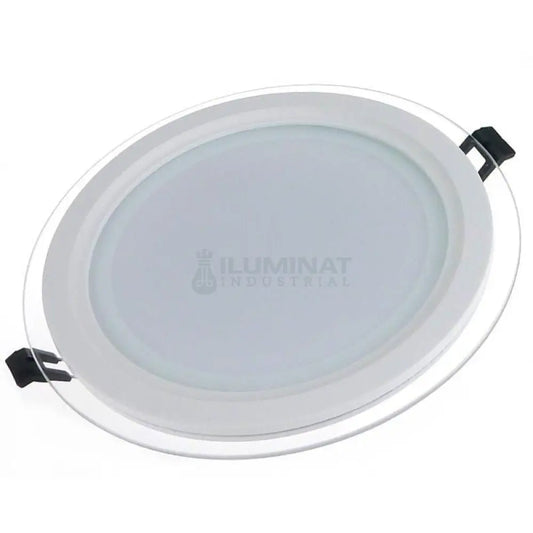 Spot LED 6W Rotund Mat Rama Sticla / ⌀96mm / Incastrabil