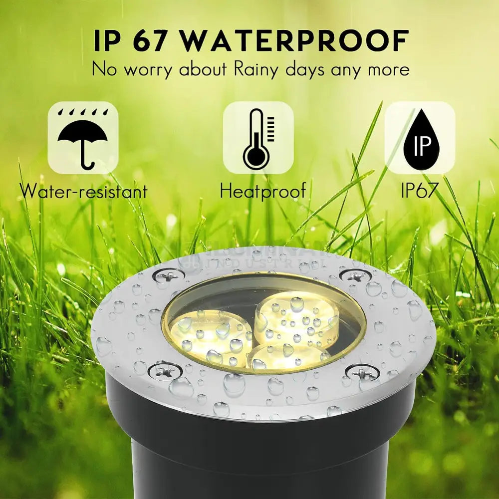 Spot Led Exterior 3W Pardoseala Incastrabil 220V Exterior Lamp