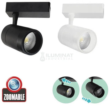 Spot Led Magazin Sina 15W Zoomable Track Light