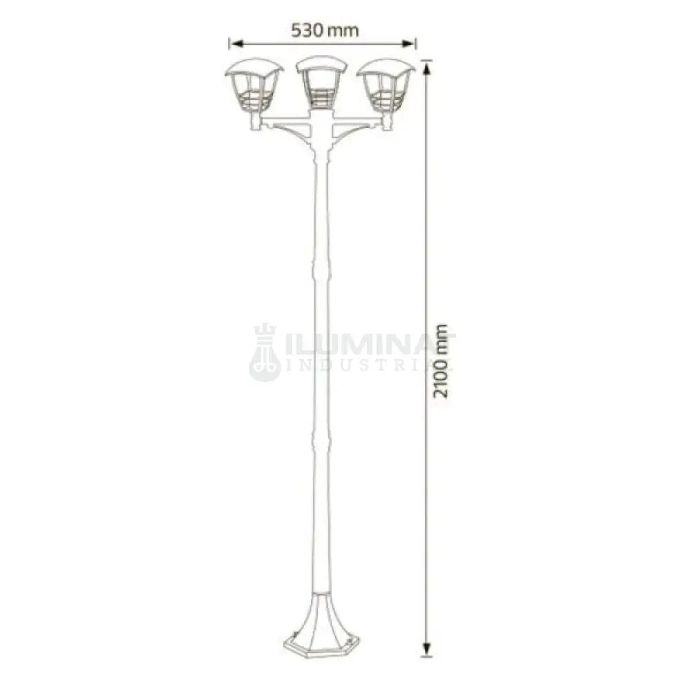 Stalp Ornamental 2 Metri Nar-7 Ornamental Pole