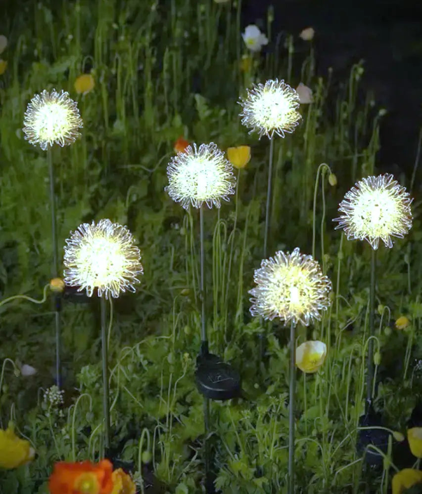 Stalpisor Solar De Gradina Dandelion 73Cm Rgb Solar Lamp