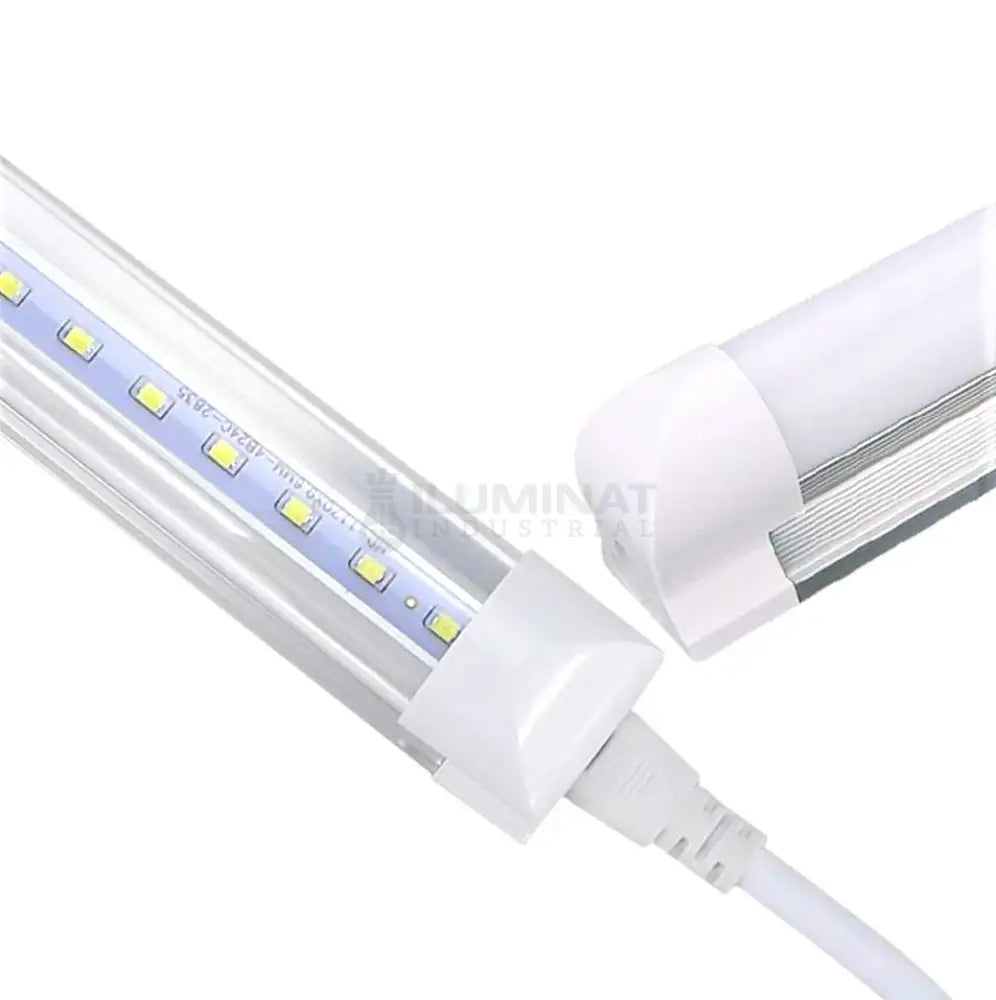 Tub Led T8 Transparent Suport Inclus 120Cm 18W Interconectabil Tube