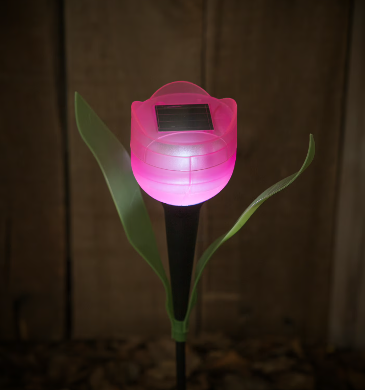 Lalea Led Cu Incarcare Solara - Diverse Culori Rgb Solar Lamp